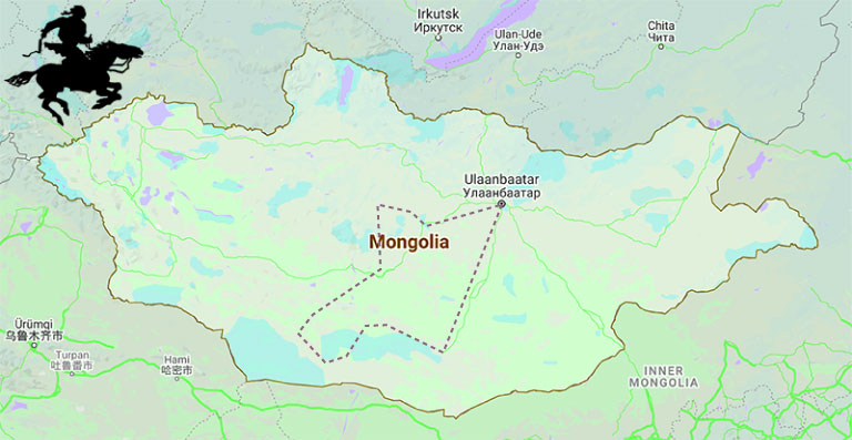 MONGOLIA TRAVEL MAPS - Mongolia Gobi Desert Beauties - Jeep / Camels - Mongolia Nomads Tours