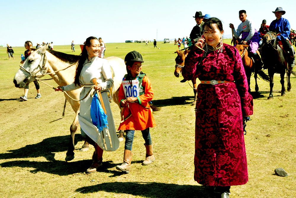 What is Mongolia's Naadam Like... Local Mongolians at Rural Naadam Festival's Horse Races